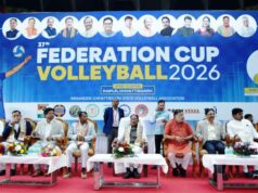 मुख्यमंत्री विष्णु देव साय ने 37वीं फेडरेशन कप व्हॉलीबॉल चैंपियनशिप का किया उद्घाटन, अंतरराष्ट्रीय खिलाड़ियों से सजी 16 टीमें ले रही हिस्सा, मुख्यमंत्री श्री साय ने तमिलनाडू और सर्विसेस के बीच हुए उद्घाटन मैच को पूरा देखा, कांटे के मुकाबले वाले मैच के समाप्त होने के बाद ही इंडोर स्टेडियम से निकले