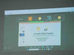 कालेज के विघार्थियों को “एआई यूथ स्किल” प्रोग्राम के संबंध में दी गई महत्वपूर्ण जानकारी