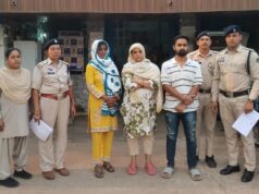 1 लाख के एवज में 12 लाख वसूलने का मामला उजागर : 03 आरोपी गिरफ्तार, पीड़िता को धमकी देकर ब्लैंक चेक के दुरुपयोग का प्रयास,कर्जा अधिनियम एवं बीएनएस की धाराओं के तहत अपराध पंजीबद्ध,