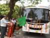 राज्यपाल डेका ने खैरागढ़ विश्वविद्यालय की नई बस को दिखाई हरी झंडी, संगीत विश्वविद्यालय खैरागढ़ के विद्यार्थियों को मिलेगी सुविधा