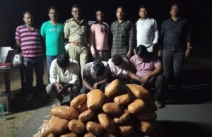 नशे के सौदागरों खिलाफ जशपुर पुलिस की बड़ी कार्यवाही : 76 किलोग्राम गांजा के साथ एक विधि से संघर्षरत बालक सहित 04 आरोपी गिरफ्तार