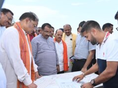 निर्माणाधीन नालंदा परिसर का मुख्यमंत्री विष्णुदेव साय ने किया निरीक्षण, गुणवत्तापूर्ण एवं समय-सीमा में कार्य पूर्ण करने के दिए निर्देश
