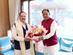 केंद्रीय स्वास्थ्य मंत्री जेपी नड्डा से मिले मुख्यमंत्री विष्णुदेव साय, स्वास्थ्य सेवाओं और किसानों के लिए खाद-बीज उपलब्धता पर हुई विस्तृत चर्चा