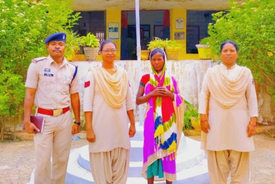 चरित्र शंका पर पति की हत्या, पुत्री सरोता मझवार की रिपोर्ट पर आरोपिया मानकुंवर गिरफ्तार