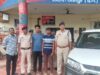 बकरी व्यापारियों से लूट की घटना को अंजाम देने वाले दो आरोपियों को पुलिस ने सलाखों के पीछे पहुंचाया, पुलिस ने लूटी गई रकम और चार पहिया वाहन को किया जब्त